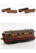 ASSORTED HORNBY TINPLATE including HORNBY O GAUGE TINPLATE METROPOLITAN 'BO-BO' ELECTRIC