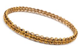 YELLOW GOLD FIXED BANGLE, 12.5gms Provenance: private collection Carmarthenshire