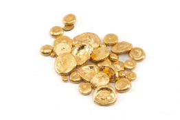 BETWEEN 5.0 & 5.1GMS OF PURE WELSH GOLD FROM THE ST. DAVIDS MINE refined to believed 24 carat