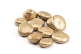 BETWEEN 5GMS & 5.1GMS OF PURE WELSH GOLD FROM THE ST. DAVIDS MINE refined to nine carat gold, with