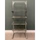 IKEA CHROME EFFECT METAL RACK & BOX STORAGE SYSTEM, adjustable shelving with the storage boxes - Image 2 of 2