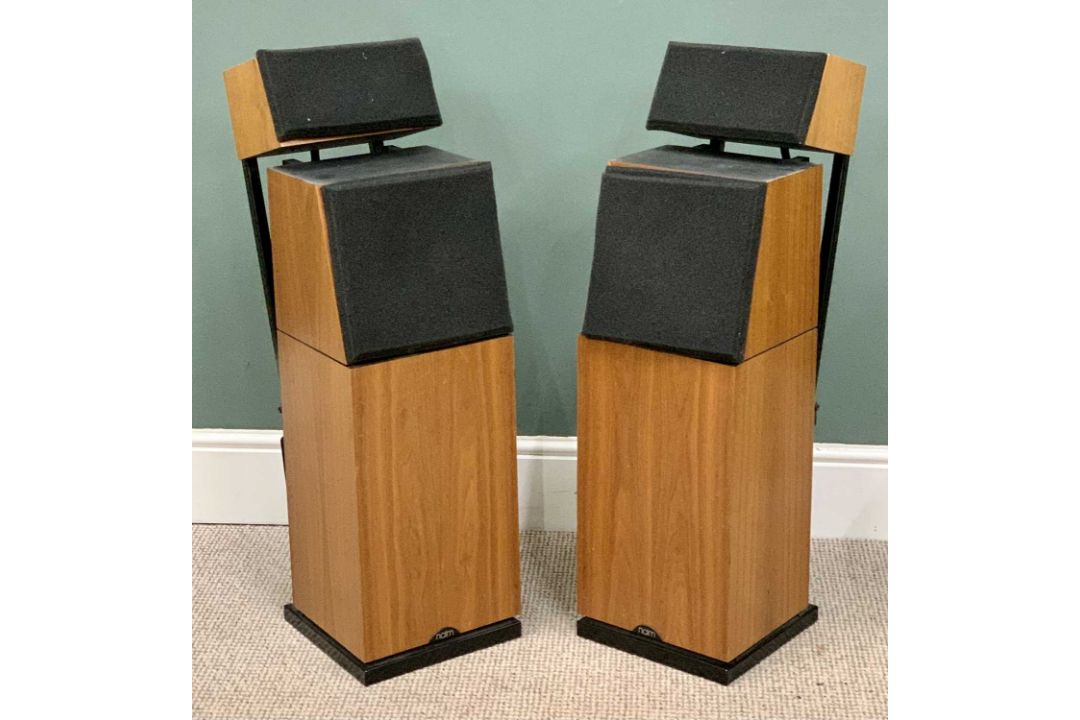 HI-FI EQUIPMENT - NAIM AUDIO LTD 2 x SBL floorstanding speakers with top speaker recline, 87cms H - Image 1 of 5