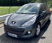 PEUGEOT 207 SPORT AUTOMATIC 3-DOOR HATCHBACK, 1600cc, registration MF60 ULS, colour grey, current