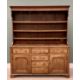 CIRCA 1830 OAK WELSH DRESSER, the three-shelf rack with wide backboards and shaped front detail over - Image 1 of 5