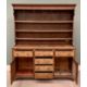 CIRCA 1830 OAK WELSH DRESSER, the three-shelf rack with wide backboards and shaped front detail over - Image 2 of 5