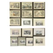 ROWLANDSON colour etchings (7), early 19th century - Dr Syntax, 13.5 x 21.5cms and other etchings/
