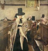 VOSPER print - Salem, a fine example in a rosewood frame, 68 x 66cms