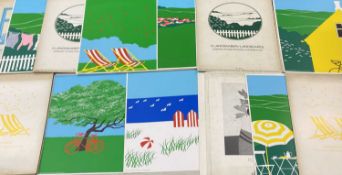 BENTE & ERNST LOHSE, Gronne Studio of Copenhagen - advertising original posters (9 folders), various