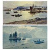 WARREN WILLIAMS ARCA 1863 - 1918 limited edition colour prints - 1. (481/850) - sunset over Conwy,