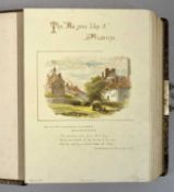 MARION & CO COMPLETE VICTORIAN LEATHER BOUND PHOTOGRAPH ALBUM - with 76 original photographs