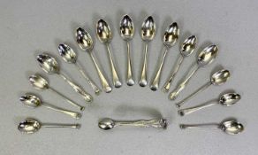 SHEFFIELD SILVER TEASPOONS GROUP, 16 PIECES - to include a set of five by Joseph Rodgers & Sons,