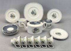 SUSIE COOPER GLEN MIST PATTERN TEA SERVICE - 21 pieces