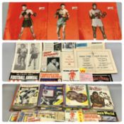 BOXING INTEREST - 'The Ring', British Edition, approximately 58 Editions, 1950s, six copies of the