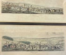 THE LEICESTERSHIRE COVERS, four print hunting series to include - 'The Meeting', 'Breaking