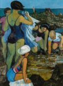 ‡ CLAUDIA WILLIAMS oil on canvas - entitled verso, 'Le Vent' / 'The Wind', signed, 129 x 96cms