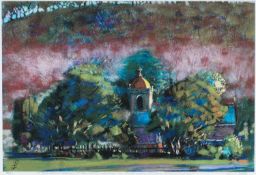 ‡ JOHN JULIAN PETTS limited edition (22/100) print - entitled 'Early Morn: St Non, Llanerchaeron',