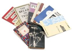 R S THOMAS group of ten first editions in very good condition (1) Poetry for Supper, 1958 (2) The