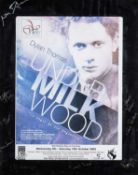 A RARE SIGNED 'UNDER MILK WOOD' POSTER for Michael Bogdanov’s 1995 production of Dylan Thomas'