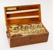 SET 'CITY OF WESTIMNISTER' / 'LONDON COUNTY COUNCIL' BRASS BULLION WEIGHTS, L. Oertling, from 300