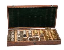 ASSORTED EDWARDIAN OPTICAL & MEDICAL INSTRUMENTS, including cased F Davidson & Co. (London)