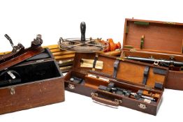 MINE SURVEYING EQUIPMENT, comprising cased Byndit Reinforcer, ser. no. 308 with A.G.Thornton paper