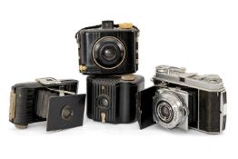 FOUR KODAK CAMERAS, comprising Kodak Baby Brownie, Kodak Baby Brownie Special, Kodak Compur-Rapid