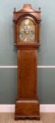 GEORGE III OAK 8-DAY LONGCASE CLOCK, William Presbury, Coventry, c. 1795, signed in the break