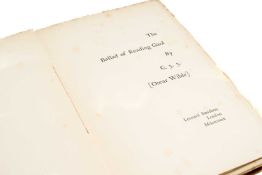 WILDE (OSCAR), The Ballad of Reading Gaol. 7th edition or later, with cell no. C.3.3 and named in