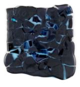 ‡ BILL SWANN (Welsh, 20th Century) acid etched glass panel - 'Cathod' (Cats), signed and dated 97,