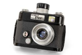 ROBOT STAR 50 MOTORISED CAMERA, serial no. 200303, fitted with a 38mm f/2.8 interchangeable lens
