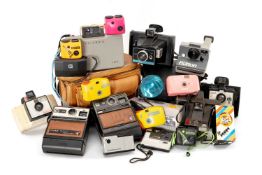 ASSORTED CAMERAS & CAMERA ACCESSORIES, including Wristamatic 'The Wrist Camera' and film, Polaroid