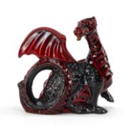 ROYAL DOULTON INTERNATIONAL COLLECTORS CLUB FLAMBE 'DRAGON', HN 3552, 14cms high Provenance: