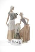 LARGE NAO FIGURE GROUP 'TALKING', 40cms h and a nameplate (2)