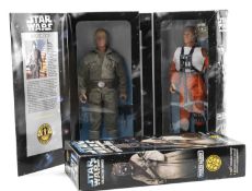 THREE KENNER STAR WARS COLLECTOR SERIES 1996 ACTION FIGURES, 12