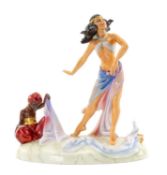 ROYAL DOULTON BONE CHINA FIGURINE 'SALOME', Limited Edition No. 13/1000, 23cms high Provenance: