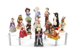 ASSORTED SMALL DOULTON FIGURINES comprising 'Little Boy Blue' HN 2062, 'Pearly Boy' HN 2035, 'Pearly