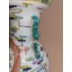 CHINESE FAMILLE ROSE 'DRAGON & CARP' VASE, 20th Century, enamelled with a red 5-clawed dragon - Image 3 of 4