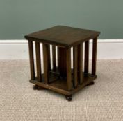 TABLETOP REVOLVING BOOKCASE 38cms H, 33cms x 33cms square