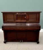 THE AEOLIAN COMPANY PIANOLA (LONDON) & VERY LARGE QUANTITY OF PIANOLA ROLLS the pianola being 125cms