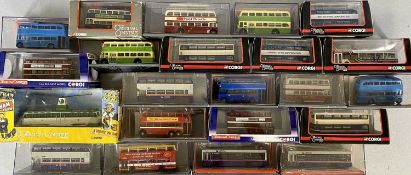 CORGI SCALE DIECAST MODELS 'THE ORIGINAL OMNIBUS COMPANY' x 21, boxed
