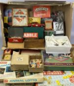 VINTAGE & OTHER GAMES, LARGE COLLECTION, including Monopoly, Lexicon, Cribbage, Scrabble, Animal