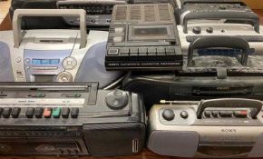 ELECTRICAL ITEMS, A MIXED PARCEL, to include Panasonic RX-ES27 Power Blaster cassette / CD player,