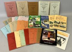 VARIOUS REFERENCE BOOKS, HARDBACKS & PAPERBACKS, relating to cigarette cards, postcards ETC