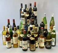 RED / WHITE WINES, 35 MIXED BOTTLES, Châteauneuf-du-Pape, Côtes du Rhône, Burgundy, Rioja, Shiraz
