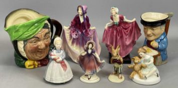 ROYAL DOULTON FIGURES (5) 'Sweet Anne' HN1296, 'Delight' HN1772, 'My Teddy' HN2177, 'The Ragdoll'