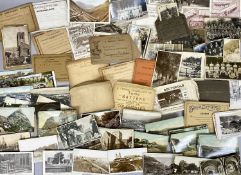 ANTIQUE & VINTAGE POSTCARDS, BLACK & WHITE AND COLOUR, mainly British, approx. 250 total, with