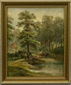 HENRY EARP SNR (1831-1914) oil on canvas - title verso 'The Brook at Forest Row, Sussex', signed and