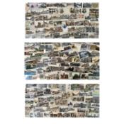 ANTIQUE & VINTAGE POSTCARDS: BLACK & WHITE AND COLOUR, British and World, over 400