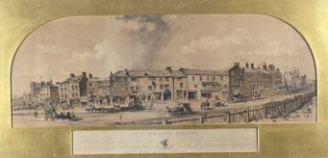 WILLIAM GAWIN HERDMAN (1805-1882) circa 1860 arched mounted lithograph – Liverpool historical print,