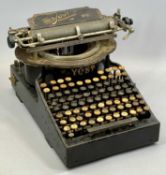 YOST NO. 10 'LIGHT RUNNING' TYPEWRITER'